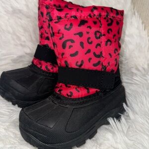 Ozark Trail Red and Black Kids Boots toddler size 6